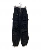 melt the ladyメルトザレディ）の古着「low waist cargo pants」｜ブラック