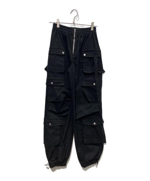 melt the lady（メルトザレディ）melt the lady (メルトザレディ) low waist cargo pants ブラック サイズ:Fの古着・服飾アイテム