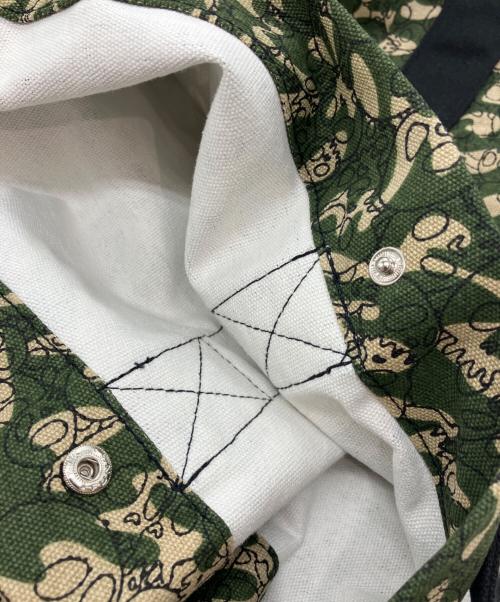 Tonari no Zingaro（トナリノジンガロ）Tonari no Zingaro (トナリノジンガロ) Predator Camo Tote　カイカイキキ グリーン サイズ:-の古着・服飾アイテム