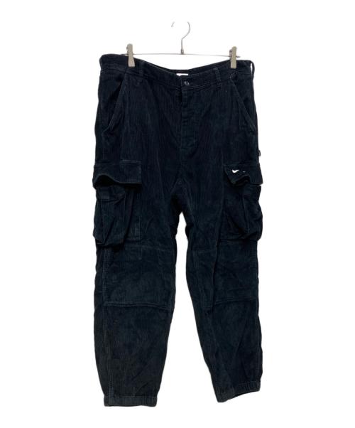 NIKE（ナイキ）NIKE (ナイキ) Supreme (シュプリーム) Arc Corduroy Cargo Pant ブラック サイズ:Lの古着・服飾アイテム