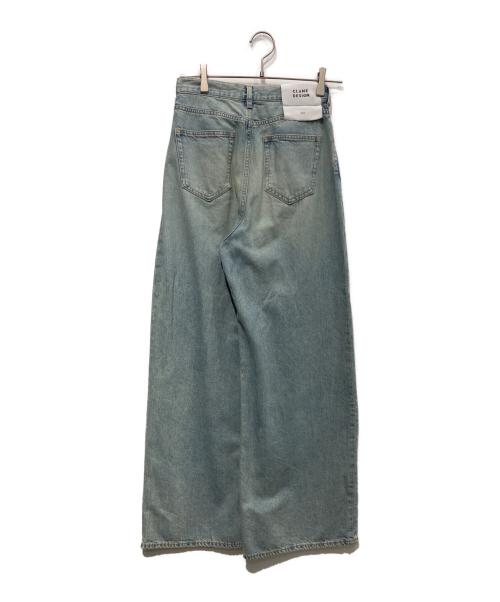 CLANE（クラネ）CLANE (クラネ) TUCK WIDE DENIM PANTS　17111-7312 インディゴ サイズ:1の古着・服飾アイテム