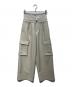 Ameri（アメリ）の古着「DENIM LIKE CORSET WORK PANTS　 01410820060」｜アイボリー