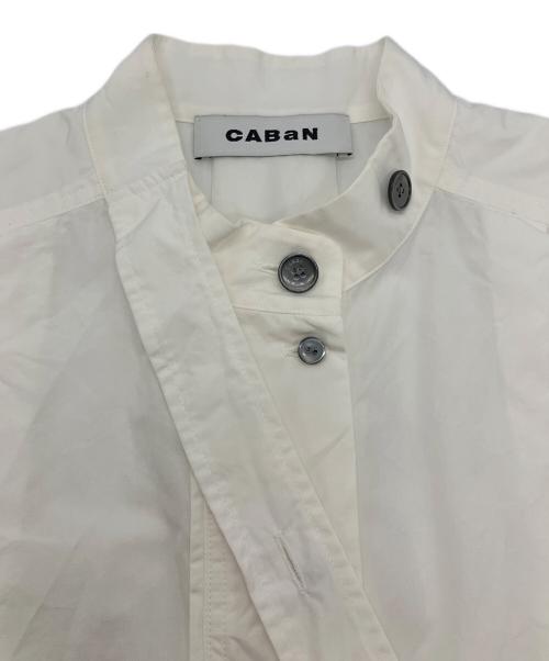 CABAN（キャバン）CABAN (キャバン) コットンシャンブレー ボウタイブラウス　39-01-41-01004 ホワイト サイズ:Freeの古着・服飾アイテム