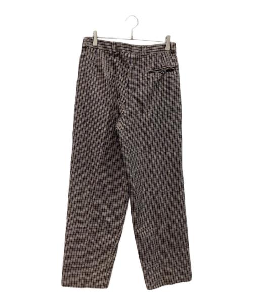 Valentino sport（ヴァレンティノ スポーツ）VALENTINO SPORT (ヴァレンティノ スポーツ) タックパンツ　OLD ブラウン サイズ:40の古着・服飾アイテム