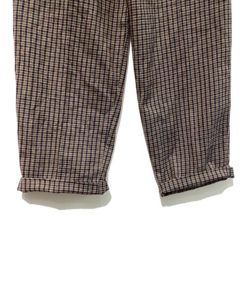 Valentino sport（ヴァレンティノ スポーツ）VALENTINO SPORT (ヴァレンティノ スポーツ) タックパンツ　OLD ブラウン サイズ:40の古着・服飾アイテム