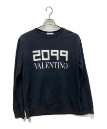 VALENTINO（ヴァレンティノ）の古着「クルーネックスウェット」｜ブラック