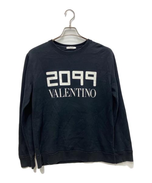 VALENTINO（ヴァレンティノ）VALENTINO (ヴァレンティノ) クルーネックスウェット ブラック サイズ:XSの古着・服飾アイテム