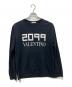 VALENTINO（ヴァレンティノ）の古着「クルーネックスウェット」｜ブラック