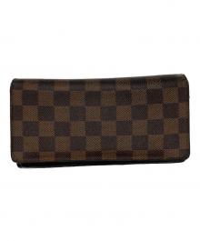 LOUIS VUITTON（ルイ ヴィトン）の古着「ポルトフォイユ・ブラザ 長財布　ダミエ・グラフィット　N62665」