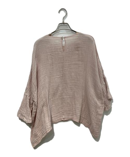 BEARDSLEY（ビアズリー）BEARDSLEY (ビアズリー) バック刺繍ブラウス　BEZ1011504A001 ピンク サイズ:Freeの古着・服飾アイテム