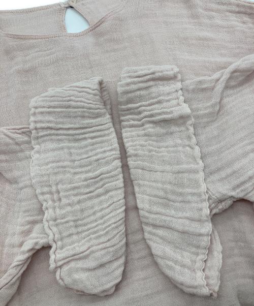BEARDSLEY（ビアズリー）BEARDSLEY (ビアズリー) バック刺繍ブラウス　BEZ1011504A001 ピンク サイズ:Freeの古着・服飾アイテム