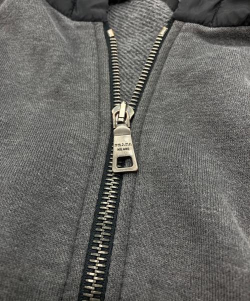 PRADA SPORTS（プラダスポーツ）PRADA SPORTS (プラダスポーツ) ジップパーカー　SJC348 S131 グレー サイズ:Lの古着・服飾アイテム
