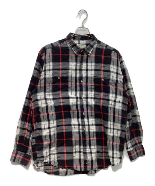 BANANA REPUBLIC（バナナリパブリック）BANANA REPUBLIC (バナナリパブリック) チェックシャツ　旧タグ ホワイト サイズ:Mの古着・服飾アイテム