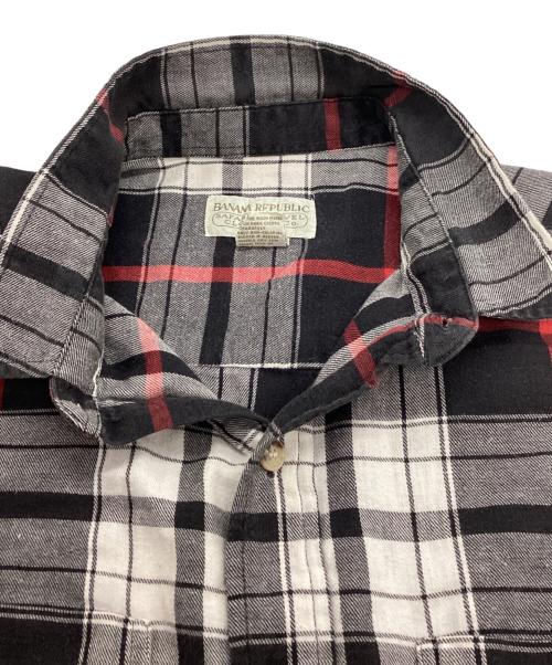 BANANA REPUBLIC（バナナリパブリック）BANANA REPUBLIC (バナナリパブリック) チェックシャツ　旧タグ ホワイト サイズ:Mの古着・服飾アイテム