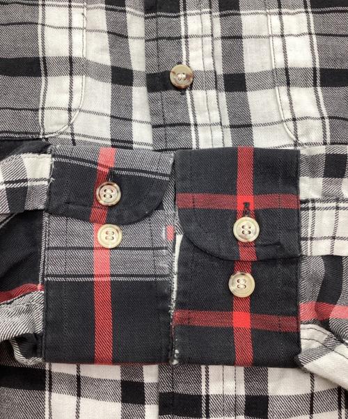 BANANA REPUBLIC（バナナリパブリック）BANANA REPUBLIC (バナナリパブリック) チェックシャツ　旧タグ ホワイト サイズ:Mの古着・服飾アイテム