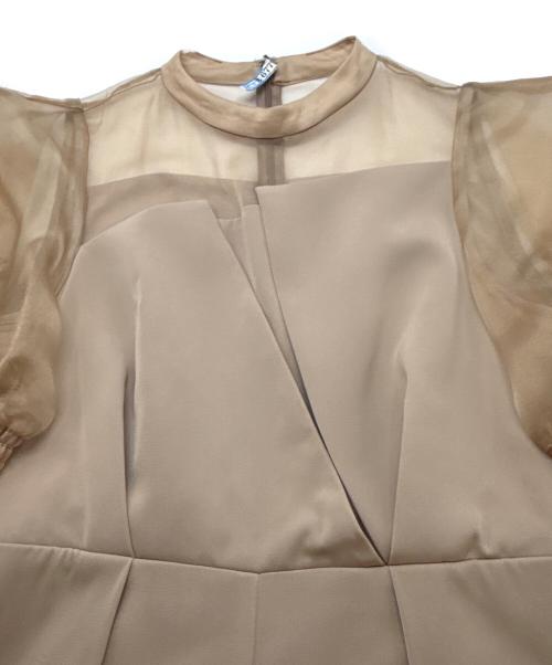 LE’RURE（リルアー）LE’RURE (リルアー) Irregular cutter combination ベージュ サイズ:Mの古着・服飾アイテム