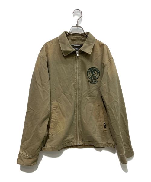 AVIREX（アヴィレックス）AVIREX (アヴィレックス) FADE USAF ACADEMY JACKET　50th Anniversary ベージュ サイズ:Lの古着・服飾アイテム