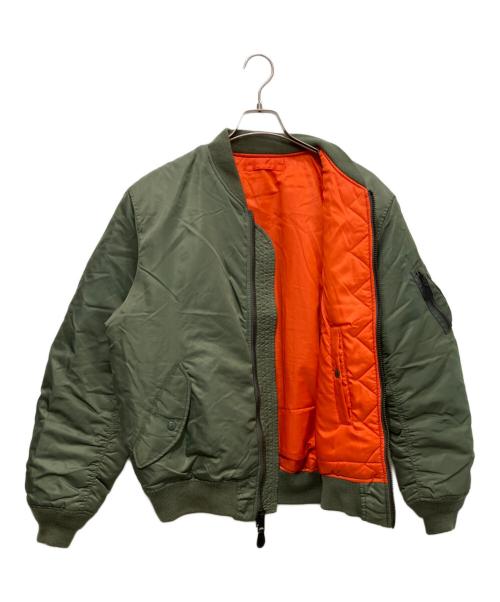 AVIREX（アヴィレックス）AVIREX (アヴィレックス) COMMERCIAL MA-1フライトジャケット カーキ サイズ:XLの古着・服飾アイテム