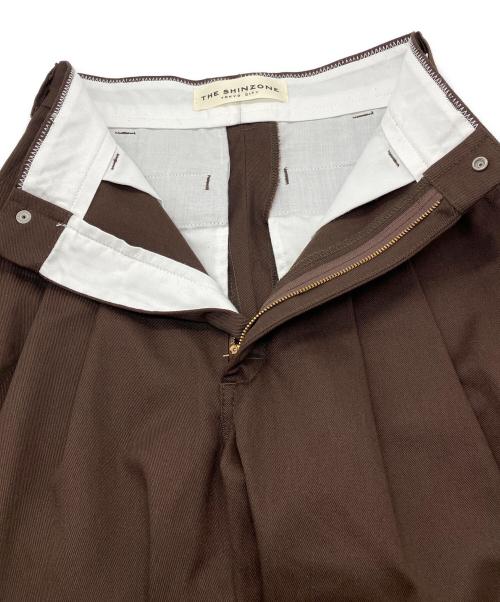 THE SHINZONE（ザ シンゾーン）THE SHINZONE (ザ シンゾーン) TOMBOY PANTS　20AWSPA64 ブラウン サイズ:34の古着・服飾アイテム