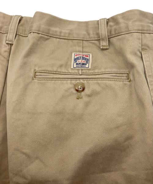 POLO RALPH LAUREN（ポロ・ラルフローレン）POLO RALPH LAUREN (ポロ・ラルフローレン) ハーフチノ　POLO CHINO 復刻タグ ベージュ サイズ:32の古着・服飾アイテム