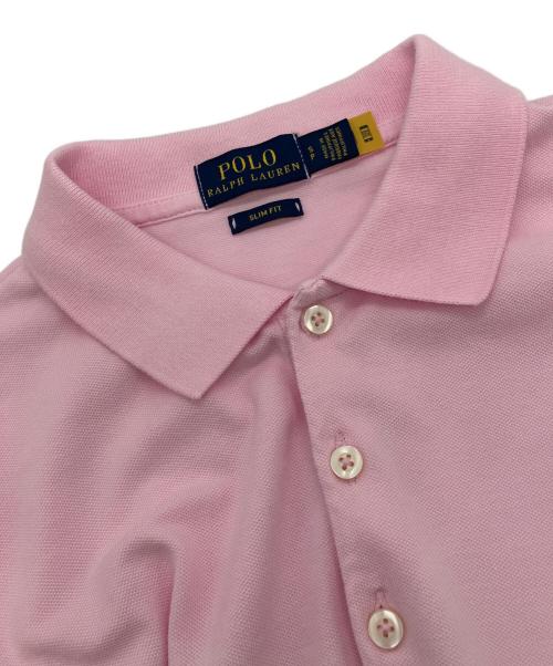 POLO RALPH LAUREN（ポロ・ラルフローレン）POLO RALPH LAUREN (ポロ・ラルフローレン) ポロシャツ  SLIM FIT ピンク サイズ:Sの古着・服飾アイテム