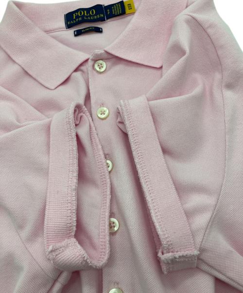 POLO RALPH LAUREN（ポロ・ラルフローレン）POLO RALPH LAUREN (ポロ・ラルフローレン) ポロシャツ  SLIM FIT ピンク サイズ:Sの古着・服飾アイテム
