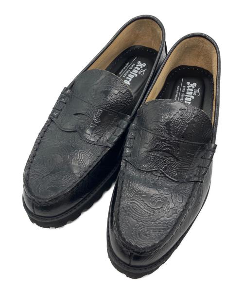 kenford（ケンフォード）kenford (ケンフォード) タンクソール ローファー ペイズリー　K005 C24 ブラック サイズ:25.5cmの古着・服飾アイテム