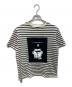 J.W.ANDERSON（ジェイダブリューアンダーソン）の古着「GILBERT & GEORGE POLICE PRINT TEE　JE06419C」｜ベージュ×ネイビー