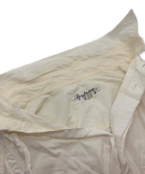 Yohji Yamamoto pour homme（ヨウジヤマモト プールオム）Yohji Yamamoto pour homme (ヨウジヤマモト プールオム) 環縫いブロード 右前切替シャツ　	18AW　HV-B06-001 ホワイト サイズ:3の古着・服飾アイテム