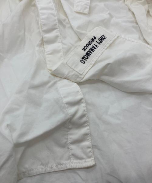 Yohji Yamamoto pour homme（ヨウジヤマモト プールオム）Yohji Yamamoto pour homme (ヨウジヤマモト プールオム) 環縫いブロード 右前切替シャツ　	18AW　HV-B06-001 ホワイト サイズ:3の古着・服飾アイテム