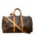 LOUIS VUITTON（ルイ ヴィトン）の古着「キーポル・バンドリエール50 ボストンバッグ　モノグラム　M41416」｜ブラウン