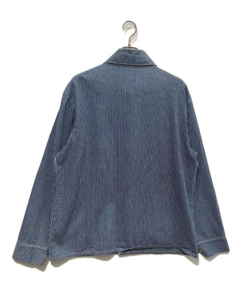 Pointer（ポインター）POINTER (ポインター) 90’S ヒッコリーストライプ カバーオール インディゴ サイズ:Lの古着・服飾アイテム
