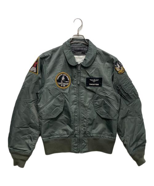 AVIREX（アヴィレックス）AVIREX (アヴィレックス) CWU-36P フライトジャケット カーキ サイズ:Mの古着・服飾アイテム