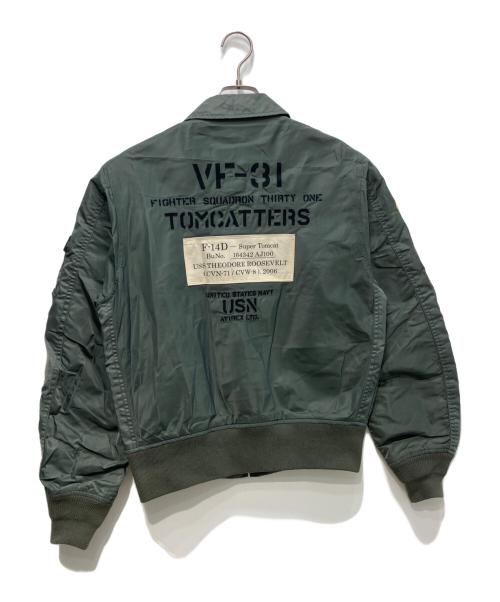 AVIREX（アヴィレックス）AVIREX (アヴィレックス) CWU-36P フライトジャケット カーキ サイズ:Mの古着・服飾アイテム