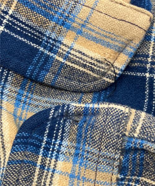 PENDLETON（ペンドルトン）PENDLETON (ペンドルトン) 70-80s3Bテーラードジャケット USA製 ベージュ×ブルー サイズ:Mの古着・服飾アイテム