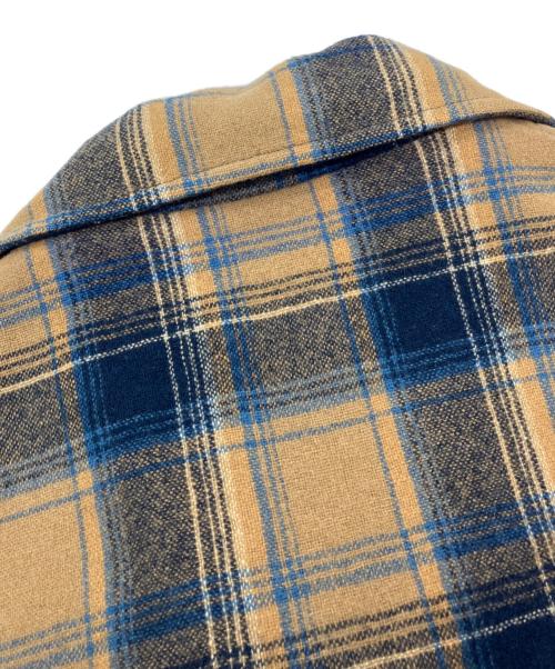 PENDLETON（ペンドルトン）PENDLETON (ペンドルトン) 70-80s3Bテーラードジャケット USA製 ベージュ×ブルー サイズ:Mの古着・服飾アイテム