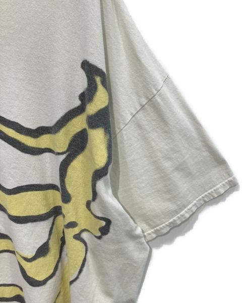 cactus jack（カクタス・ジャック）cactus jack (カクタス・ジャック) KAWS (カウズ) FRAGMENT DESIGN (フラグメントデザイン) プリントTシャツ ベージュ サイズ:XXLの古着・服飾アイテム