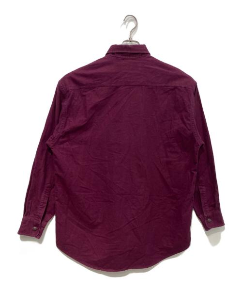 ST JOHN'S BAY（セントジョンズベイ）ST JOHN'S BAY (セントジョンズベイ) CHAMOIS CLOTH シャツ レッド サイズ:Lの古着・服飾アイテム