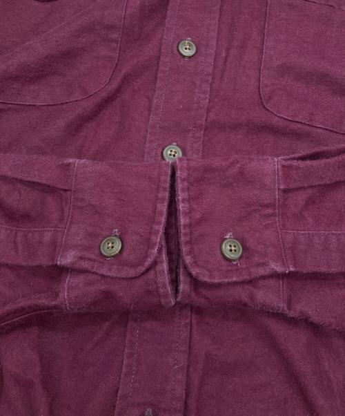 ST JOHN'S BAY（セントジョンズベイ）ST JOHN'S BAY (セントジョンズベイ) CHAMOIS CLOTH シャツ レッド サイズ:Lの古着・服飾アイテム