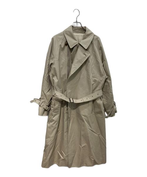 BLURHMS（ブラームス）blurhms (ブラームス) Gabardine Double Belt Trench Coat ベージュ サイズ:2の古着・服飾アイテム