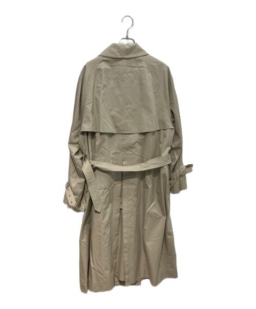 BLURHMS（ブラームス）blurhms (ブラームス) Gabardine Double Belt Trench Coat ベージュ サイズ:2の古着・服飾アイテム