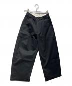 STUDIO NICHOLSONスタジオ ニコルソン）の古着「ORTE PEACHED COTTON TWILL PANTS　51-10-721008」｜グレー