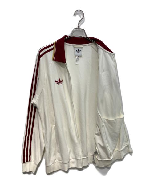 adidas（アディダス）adidas (アディダス) スペイン代表 26 アウェイ アンセムジャケット ホワイト サイズ:3XLの古着・服飾アイテム