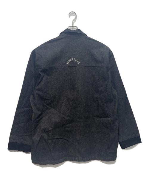 BRONZE AGE（ブロンズエイジ）BRONZE AGE (ブロンズエイジ) 90sコーデュロイカラーカバーオール ブラック サイズ:Mの古着・服飾アイテム