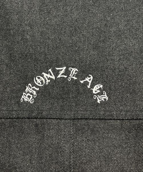 BRONZE AGE（ブロンズエイジ）BRONZE AGE (ブロンズエイジ) 90sコーデュロイカラーカバーオール ブラック サイズ:Mの古着・服飾アイテム