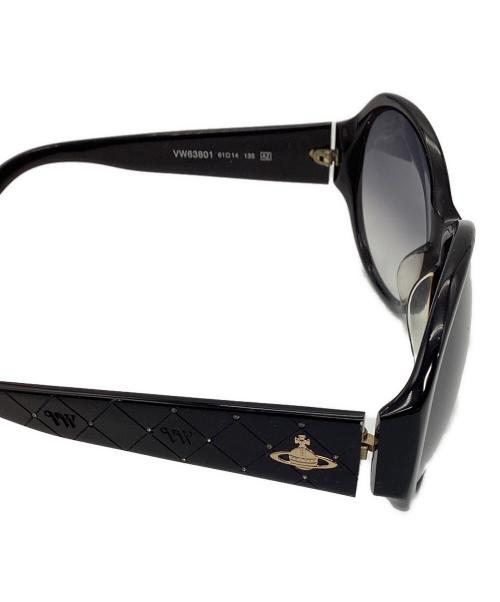 Vivienne Westwood（ヴィヴィアンウエストウッド）Vivienne Westwood (ヴィヴィアンウエストウッド) サングラス　VW63801 ブラック サイズ:61□14 135の古着・服飾アイテム