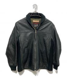 McGREGOR（マックレガー）の古着「レザーファラオジャケット」｜ブラック