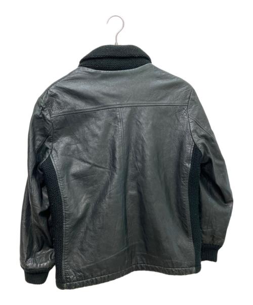 McGREGOR（マックレガー）McGREGOR (マックレガー) レザーファラオジャケット ブラック サイズ:Mの古着・服飾アイテム