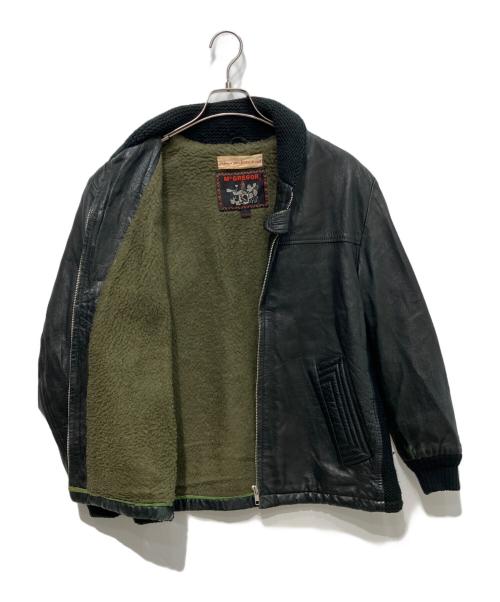 McGREGOR（マックレガー）McGREGOR (マックレガー) レザーファラオジャケット ブラック サイズ:Mの古着・服飾アイテム