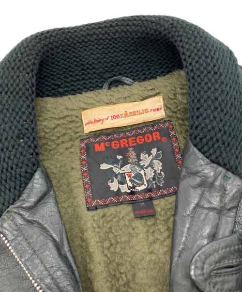 McGREGOR（マックレガー）McGREGOR (マックレガー) レザーファラオジャケット ブラック サイズ:Mの古着・服飾アイテム